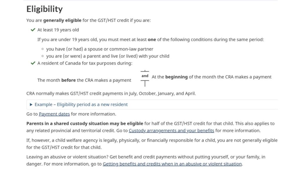 Canada GST/HST Credit Payment October 2025: Complete Guide for Families and Individuals