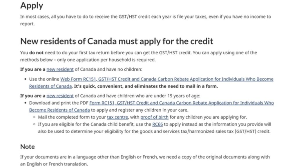 Canada GST/HST Credit Payment October 2025: Complete Guide for Families and Individuals