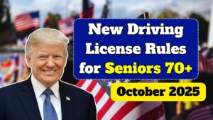 New US Driving License Rules for Seniors 70+ Coming October 2025 – Full Details Inside!