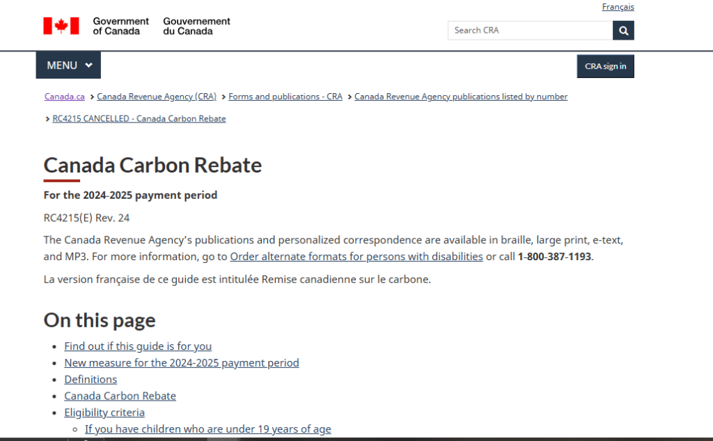 Canada Carbon Rebate 2025: Step-by-Step Guide to Get Your Money